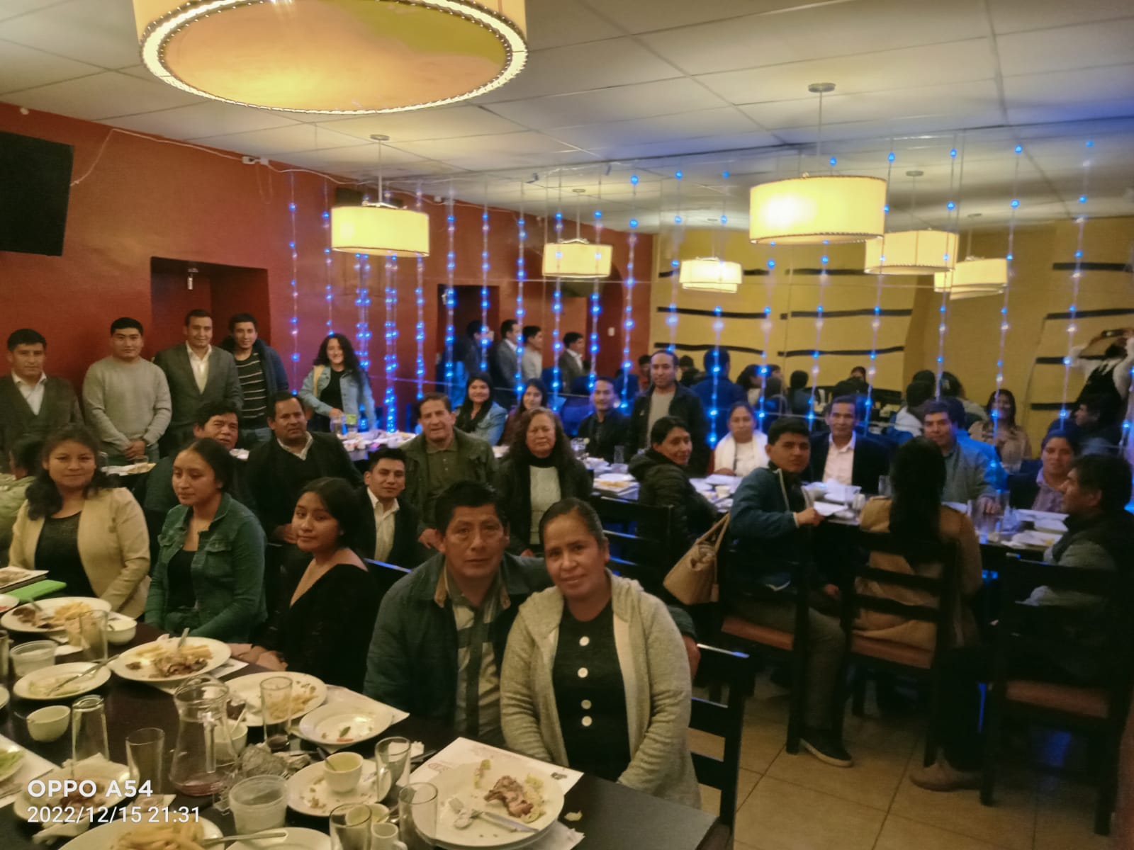 Cena grupal - Comunidad Seminario Esdras